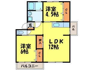 金久ビル４００棟の物件間取画像